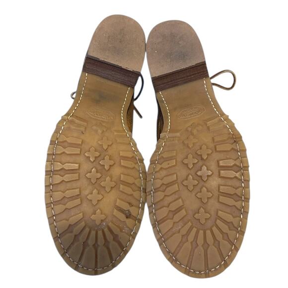 Frye Vintage Sabrina Brown Lace Up Ankle Boot Size 9.5 - Picture 4 of 10